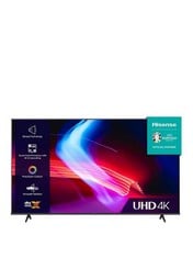 HISENSE 58A6KTUK 58" TV (ORIGINAL RRP - £649). (UNIT ONLY) [JPTC66107] (COLLECTION OR OPTIONAL DELIVERY) (COLLECTION OR OPTIONAL DELIVERY)