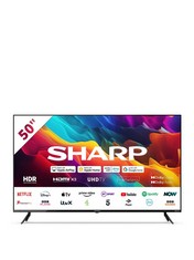 SHARP 50FJ2K 50" TV (ORIGINAL RRP - £329). (WITH BOX) [JPTC66126] (COLLECTION OR OPTIONAL DELIVERY) (COLLECTION OR OPTIONAL DELIVERY)