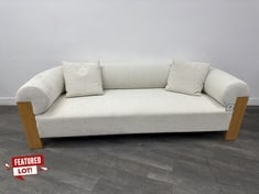 ELDON 3 SEATER SOFA IN BOUCLE - RRP £3,795 (COLLECTION OR OPTIONAL DELIVERY)