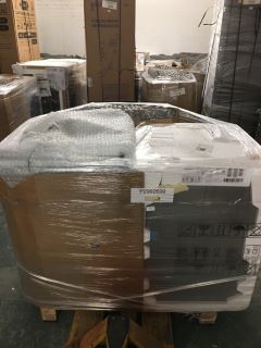 1X PALLET WITH TOTAL RRP VALUE OF £1486 TO INCLUDE 1X HOTPOINT WASHING MACHINES MODEL NO NSWR945C  GK UKN, 1X SAMSUNG WASHING MACHINES MODEL NO WW90T4540 AX, 1X HOTPOINT GAS COOKERS MODEL NO  HDM67 G
