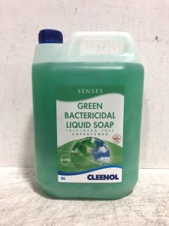 24X BOXES OF 2X5L SENSES GREEN BACTERICIDAL LIQUID SOAP RRP £500 (PALLET NN6 7GX 566 LOAD NN6 7GX 199)