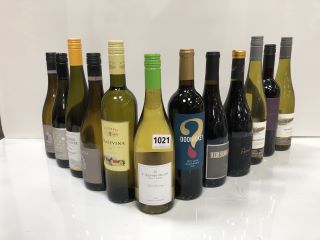 12 X ASSORTED BOTTLES OF WINE TO INCLUDE F. STEPHEN MILLIER, DOOHICKEY, KUTJEVO, KILOSTEIN, PIEROTH, SERENO CORDERO AND BRUNO (PLEASE NOTE: 18+YEARS ONLY. STRICTLY NO COURIER REQUESTS. COLLECTIONS MO