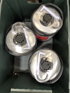 3 X ASSORTED PERFECT DRAFT 6L KEGS TO INCLUDE JUPILER, MAHOU AND SPATEN (TOTE NOT INCLUDED. PLEASE NOTE: 18+YEARS ONLY. STRICTLY NO COURIER REQUESTS. COLLECTIONS MONDAY 29TH APRIL - FRIDAY 3RD MAY 20