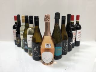 12 X ASSORTED BOTTLES OF WINE TO INCLUDE VIVOLO, ADALINA, DEPASSO, DE LA LIZIA, PUNTINO, ARTIFICE AND ATTIVO(PLEASE NOTE: 18+YEARS ONLY. STRICTLY NO COURIER REQUESTS. COLLECTIONS MONDAY 29TH APRIL -