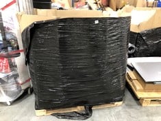 PALLET OF ASSORTED ITEMS TO INCLUDE ROLLS OF PLASTIC BLACK ROLL (COLLECTION OR OPTIONAL DELIVERY) (KERBSIDE PALLET DELIVERY)