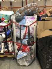 CAGE OF ASSORTED ITEMS TO INCLUDE HYGIENE PLUS 20L NATURAL CAT LITTER (CAGE NOT INCLUDED) (COLLECTION OR OPTIONAL DELIVERY) (KERBSIDE PALLET DELIVERY)
