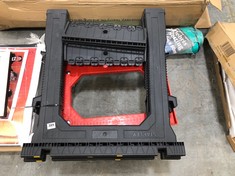 STANLEY FOLDABLE WORK BENCH IN BLACK / RED (COLLECTION OR OPTIONAL DELIVERY)