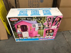 LITTLE TIKES CAPE COTTAGE PLAYHOUSE IN PINK - RRP £154 (COLLECTION OR OPTIONAL DELIVERY)