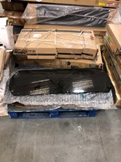 PALLET OF ASSORTED ITEMS TO INCLUDE LOGIK TV STAND (COLLECTION OR OPTIONAL DELIVERY) (KERBSIDE PALLET DELIVERY)