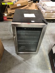 UNDER COUNTER DRINKS COOLER IN BLACK / STAINLESS STEEL (COLLECTION OR OPTIONAL DELIVERY)
