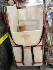 CAGE OF ASSORTED ITEMS TO INCLUDE SIMPLY DISHWASHER PODS(CAGE NOT INCLUDED) (COLLECTION OR OPTIONAL DELIVERY) (KERBSIDE PALLET DELIVERY)