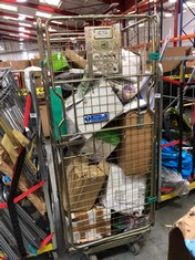 CAGE OF ASSORTED ITEMS TO INCLUDE XEROX RECYCLED PAPER 5 X 500 SHEETS (CAGE NOT INCLUDED) (COLLECTION OR OPTIONAL DELIVERY) (KERBSIDE PALLET DELIVERY)