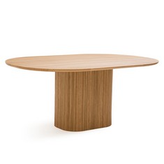 TAMULA OAK DINING TABLE (SEATS 8) (GLV584) (PARTS BOX 1 OF 2 ONLY) RRP- £1,399 (COLLECTION OR OPTIONAL DELIVERY)