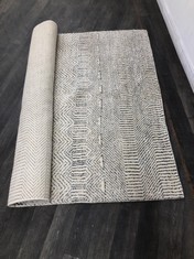 NATURAL/GREY RUG 200CM (COLLECTION OR OPTIONAL DELIVERY)