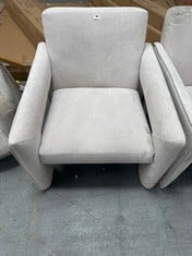 JOHN LEWIS BLOCKY ARMCHAIR OFF WHITE RRP- £499 (COLLECTION OR OPTIONAL DELIVERY)