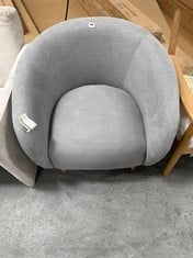 JOHN LEWIS ANYDAY SCCOP CHAIR HATTON LIGHT GREY RRP- £299 (COLLECTION OR OPTIONAL DELIVERY)