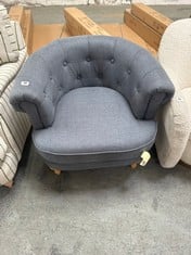 JOHN LEWIS ANYDAY PENNY TUB ARMCHAIR LIGHT LEG, GREY WEAVE RRP- £299 (COLLECTION OR OPTIONAL DELIVERY)