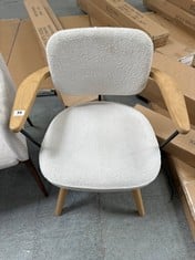 JOHN LEWIS SOREN OFFICE CHAIR IVORY/NATURAL RRP- £429 (COLLECTION OR OPTIONAL DELIVERY)