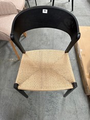 JOHN LEWIS SCANDI DINING CHAIR ASH WOOD BLACK RRP- £329 (COLLECTION OR OPTIONAL DELIVERY)