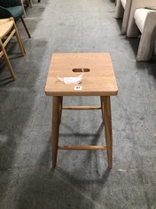 JOHN LEWIS ANYDAY KYLA BAR STOOL BEECH WOOD RRP- £99 (COLLECTION OR OPTIONAL DELIVERY)