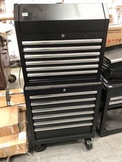 ADVANCED 6 DRAWER TOOL CHEST (KEYS INCLUDED) - RRP: £240 AND 6 DRAWER WHEELED TOOLBOX (KEYS INCLUDED) - RRP: £450 (COLLECTION OR OPTIONAL DELIVERY)