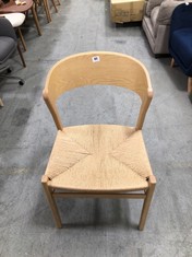 JOHN LEWIS SCANDI DINING CHAIR ASH WOOD NATURAL RRP- £329 (COLLECTION OR OPTIONAL DELIVERY)