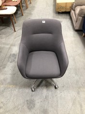JOHN LEWIS GERRY OFFICE CHAIR GREY FABRIC RRP- £229 (COLLECTION OR OPTIONAL DELIVERY)