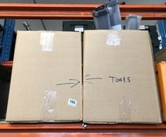 2 X BOXES OF TOOLS TO INCLUDE STUBBY TOOL SET (DELIVERY ONLY)