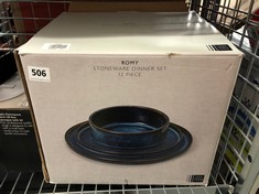 JOHN LEWIS ROMY STONEWARE DINNER SET 12 PIECE (DELIVERY ONLY)