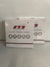 2 X MOUNTNEY CLASSIC STEERING WHEEL M34M3PB (DELIVERY ONLY)