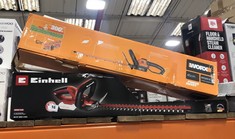 EINHELL EXPERT PLUS CORDLESS HEDGE TRIMMER GE-CH 1846 LI SOLO TO INCLUDE WORX 18V 46CM CORDLESS HEDGE TRIMMER WG261E.9 (DELIVERY ONLY)