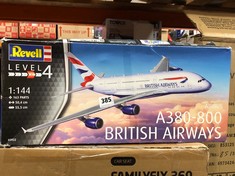 REVELL AIRBUS A380-800 "BRITISH AIRWAYS" 1:144 SCALE MODEL KIT 03922 (DELIVERY ONLY)