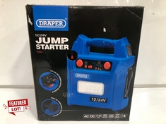 DRAPER 12/24V JUMP STARTER 70554 (DELIVERY ONLY)