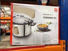 ZWILLING SIMPLIFY COOKWARE 5 PIECE SET - RRP £349 (DELIVERY ONLY)