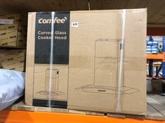 COMFEE CURVED GLASS COOKER HOOD - MODEL NO. KWH-GLAV17SS-60 (DELIVERY ONLY)