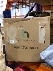 HOMESBRAND PORTABLE TOILET - ITEM NO. 0C08 (DELIVERY ONLY)