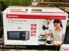 SHARP MICROWAVE OVEN - MODEL NO. RS172TS-UK (DELIVERY ONLY)