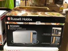 RUSSELL HOBBS SCANDI COMPACT DIGITAL MICROWAVE OVEN - MODEL NO. RHMD714G-MN (DELIVERY ONLY)