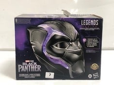 MARVEL LEGENDS SERIES BLACK PANTHER ELECTRONIC HELMET - RRP £127 (DELIVERY ONLY)