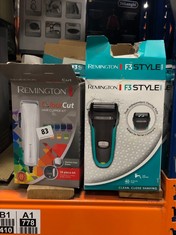 5 X REMINGTON F3 STYLE SERIES ELECTRIC SHAVER TO INCLUDE REMINGTON COLOUR CUT HAIR CLIPPER KIT (DELIVERY ONLY)