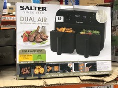 SALTER 7.4L DUAL AIR FRYER 2400W (DELIVERY ONLY)