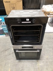 BOSCH BUILT IN SINGLE OVEN IN STAINLESS STEEL - MODEL NO. HBS534BS0B TO INCLUDE HISENSE BUILT IN SINGLE OVEN IN BLACK - MODEL NO. BI62212ABUK (MISSING DOOR) (COLLECTION OR OPTIONAL DELIVERY)