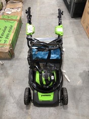 GREENWORKS 46CM 40V SELF-PROPELLED LAWNMOWER (COLLECTION OR OPTIONAL DELIVERY)