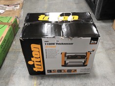 TRITON 1100W 317MM THICKNESSER - MODEL NO. TPT125 - RRP £369.95 (COLLECTION OR OPTIONAL DELIVERY)