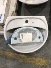 MICRO HAND BASIN IN WHITE - PRODUCT CODE. ZSP005227 TO INCLUDE VALOR 1TH BASIN IN WHITE - PRODUCT CODE. 814721124 (COLLECTION OR OPTIONAL DELIVERY)