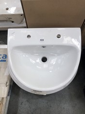VALOR 1TH BASIN IN WHITE - PRODUCT CODE. 814721124 TO INCLUDE TWYFORD WASH BASIN IN WHITE (COLLECTION OR OPTIONAL DELIVERY)