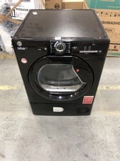 HOOVER H-DRY 300 LITE CONDENSER TUMBLE DRYER IN BLACK - MODEL NO. HLEC9DGB-80 - RRP £299 (COLLECTION OR OPTIONAL DELIVERY)