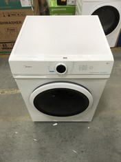 MIDEA FREESTANDING WASHING MACHINE IN WHITE - MODEL NO. MF100 - RRP £259.99 (COLLECTION OR OPTIONAL DELIVERY)