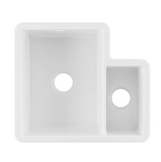 ELLSI UPTON UNDERMOUNTED 1.5 BOWL KITCHEN SINK IN GLOSS WHITE - RRP £407 (COLLECTION OR OPTIONAL DELIVERY)