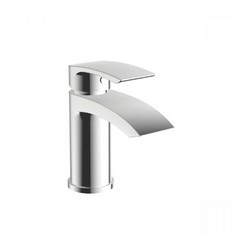 BELINI MONO BASIN MIXER TAP WITH PUSH WASTE - MODEL NO. TAP201 TO INCLUDE TAPASS STELLA SILLER NOIR TO INCLUDE TAPASS STELLA FILLER CHROME - TOTAL LOT RRP £245 (COLLECTION OR OPTIONAL DELIVERY)